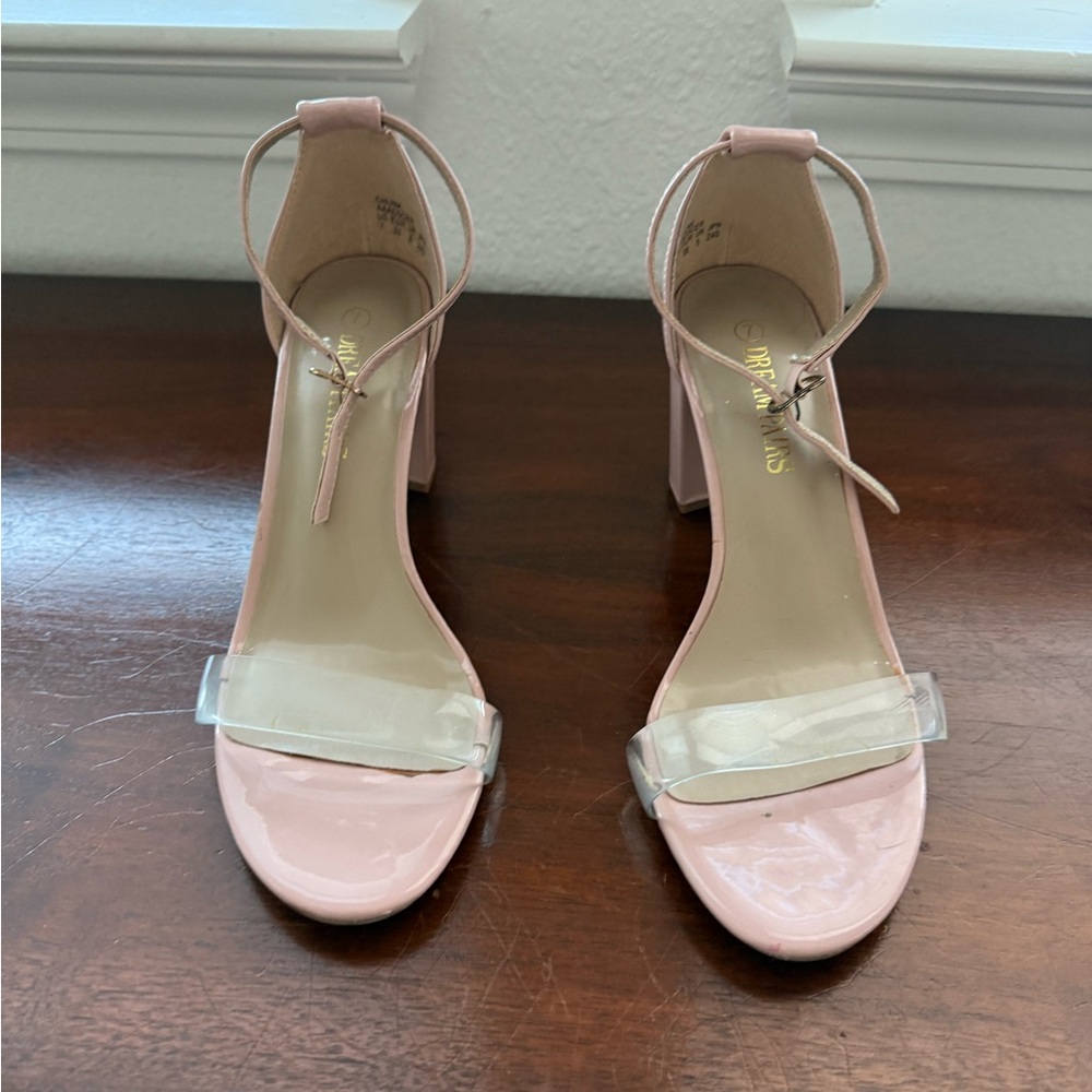 Pink Strappy Heels